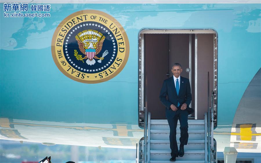 （杭州G20·XHDW）（3）美国总统奥巴马抵达杭州