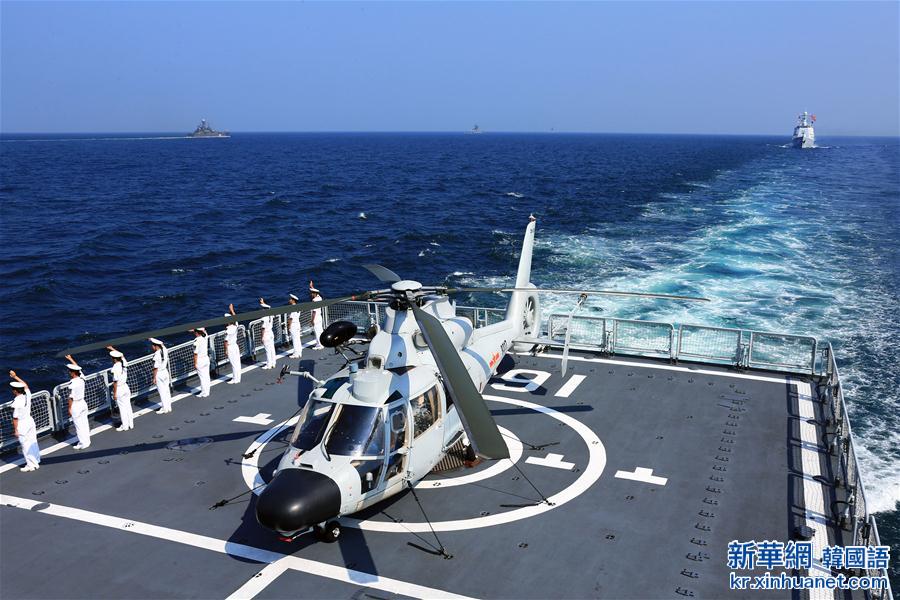 （军事）（3）中俄“海上联合－2016”军事演习闭幕  