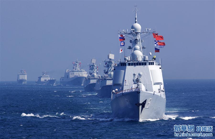 （军事）（5）中俄“海上联合－2016”军事演习闭幕  