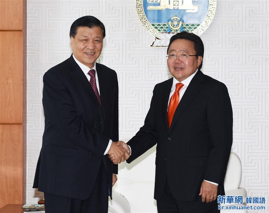（时政）刘云山对蒙古国进行正式友好访问