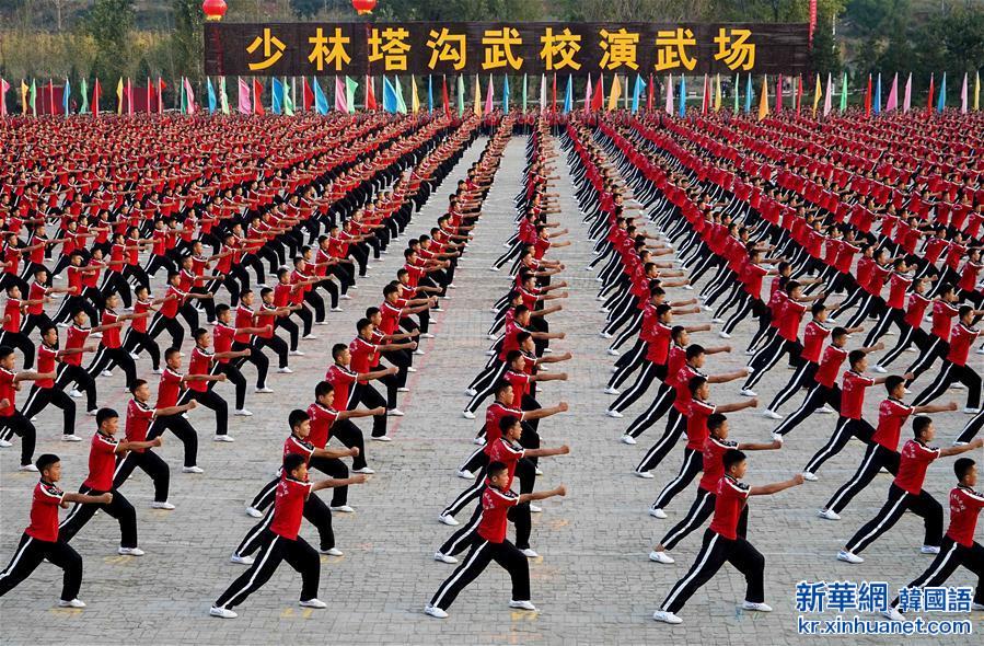 （体育）（2）第十一届中国郑州国际少林武术节开幕