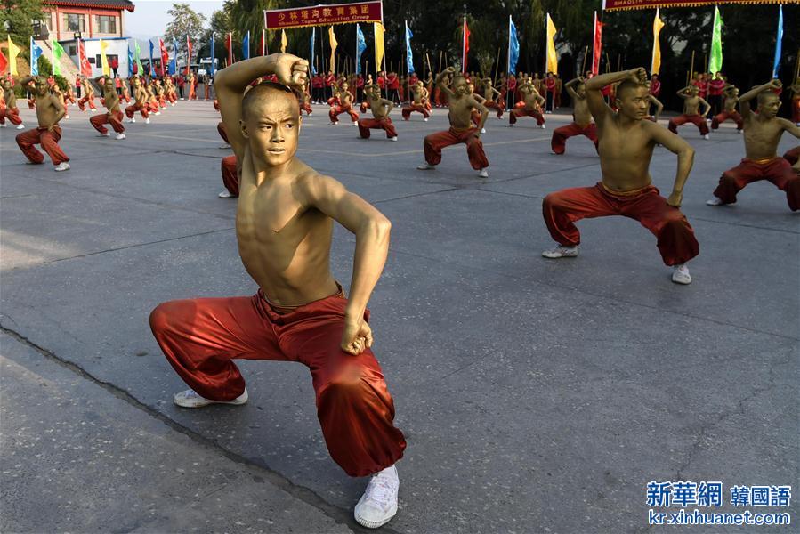 （体育）（4）第十一届中国郑州国际少林武术节开幕