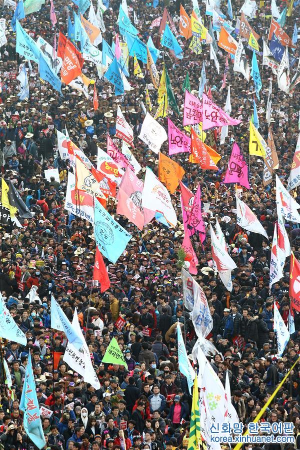 （XHDW）（9）韓國數十萬民眾集會要求樸槿惠下臺