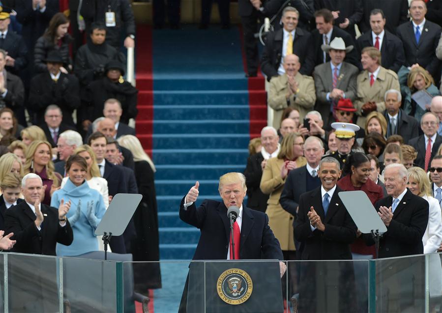 （外代一線）（1）特朗普宣誓就任美國總統