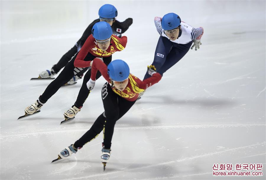 （大冬会）（5）短道速滑——中国选手包揽女子500米冠亚军 