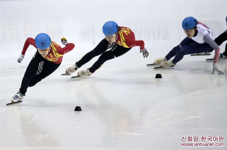 （大冬会）（4）短道速滑——中国选手包揽女子500米冠亚军 