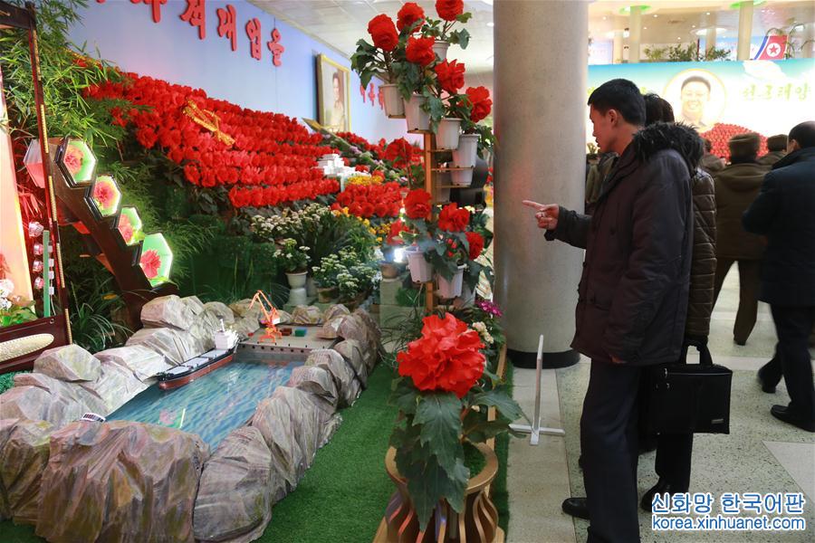 （国际）（1）朝鲜举办第21届“金正日花”花展
