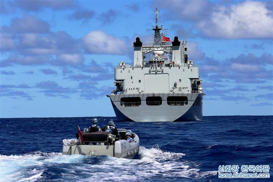 （國際）（3）中國海軍南海艦隊遠海訓練編隊進行武力營救演練