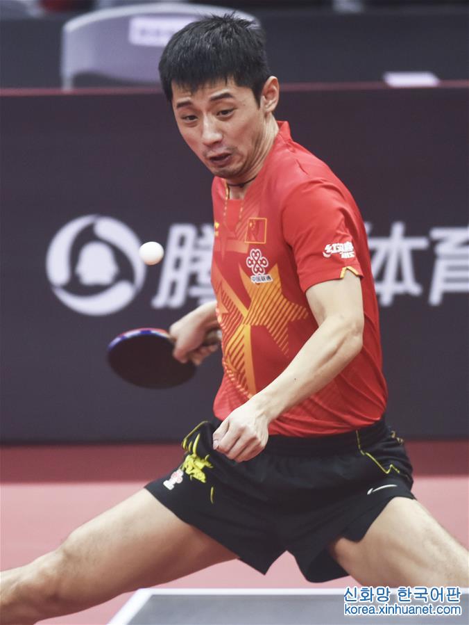 （体育）（2）乒乓球——世乒赛选拔赛：张继科胜周启豪