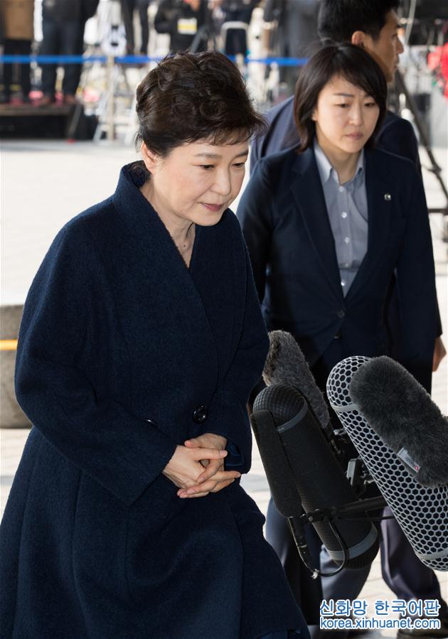 （国际）（1）朴槿惠接受韩国检方传唤