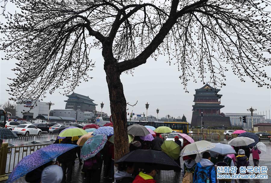 （环境）（2）北京：春雪或伴春雨至