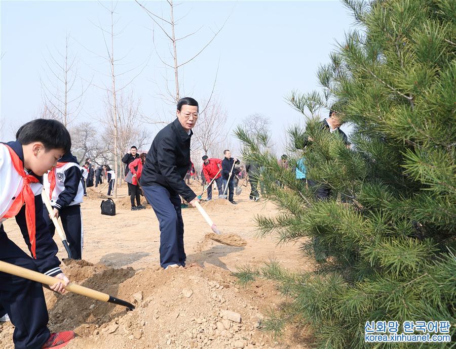 （XHDW）（9）党和国家领导人参加首都义务植树活动