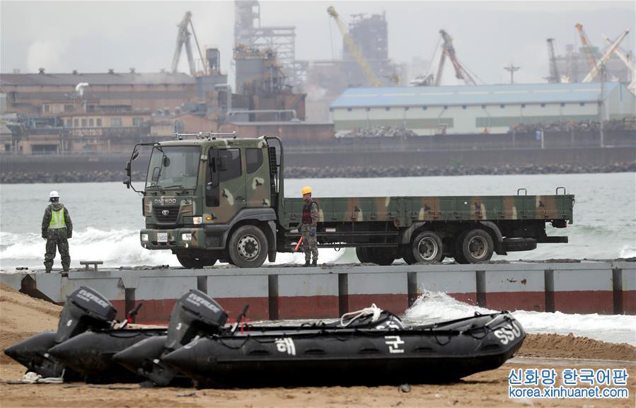 （XHDW）（1）韓美舉行軍需物資兩棲補給演習