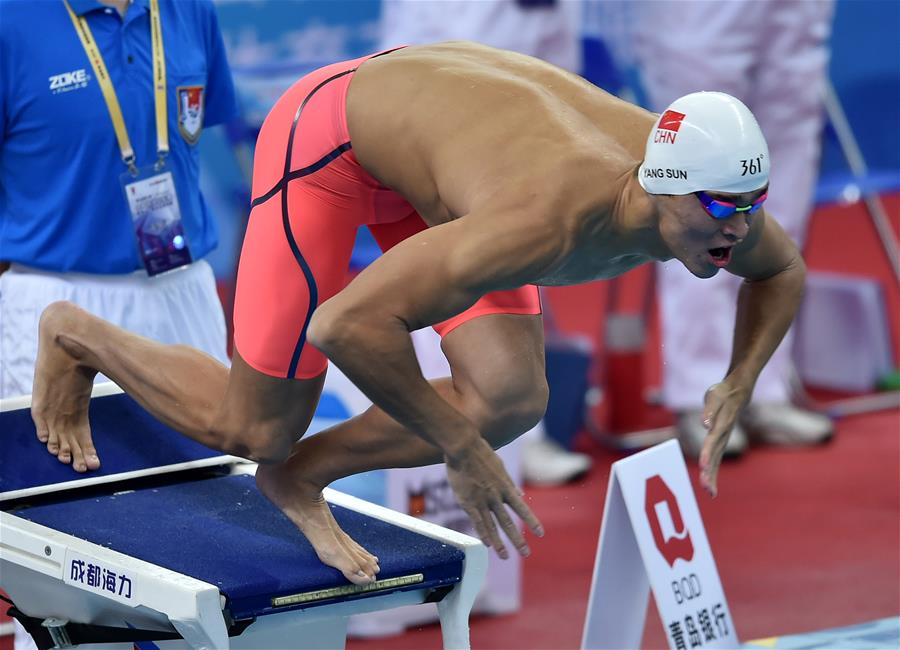 （体育）（3）游泳——全国游泳冠军赛：孙杨男子200米自由泳夺冠