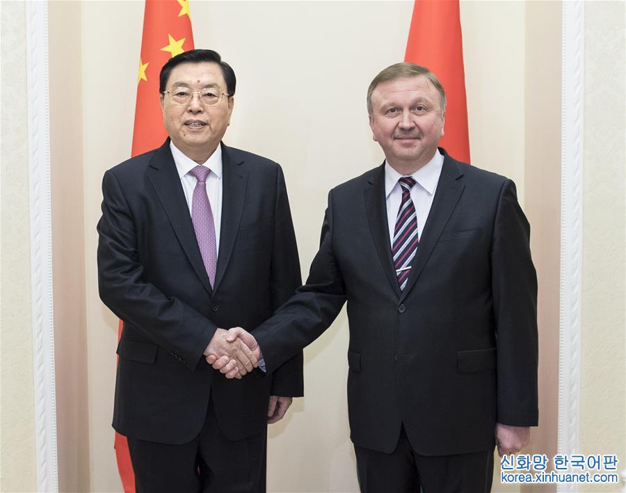 （XHDW）（3）张德江对白俄罗斯进行正式友好访问