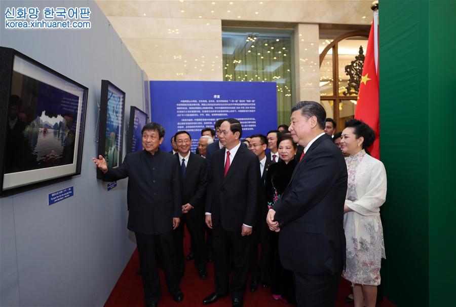 （XHDW）（4）习近平同越南国家主席陈大光举行会谈