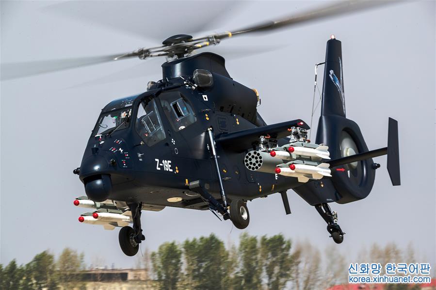 （科技）（2）我国自主研制出口型武装直升机直-19E在哈尔滨成功首飞