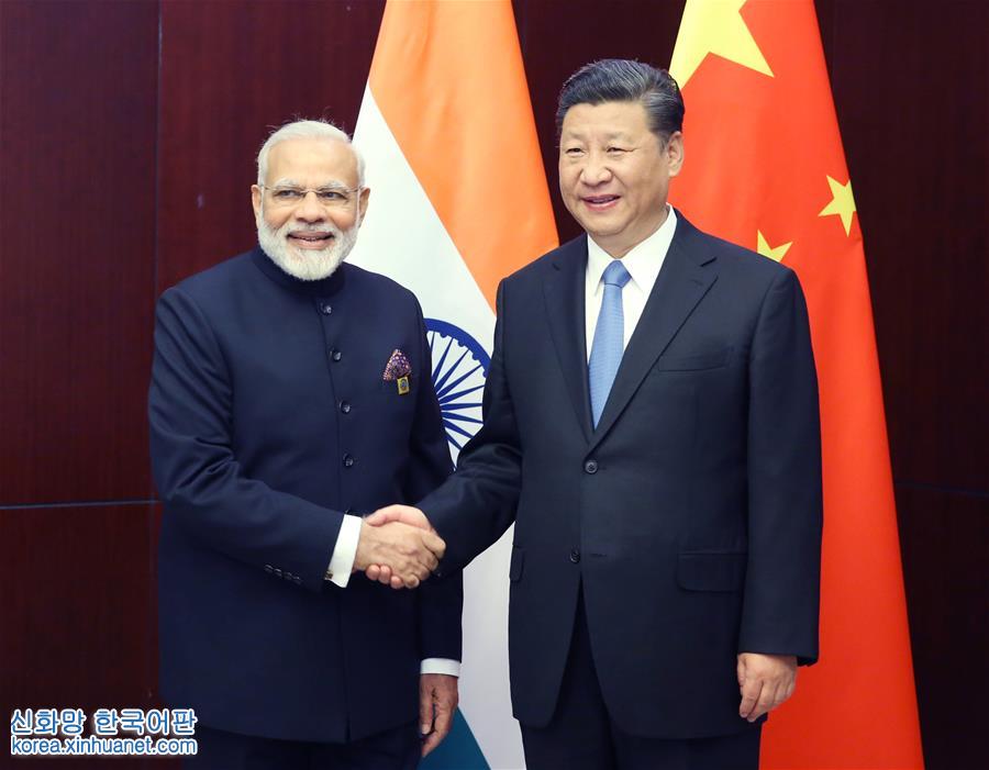 （时政）习近平会见印度总理莫迪