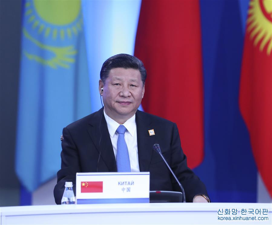 （XHDW）（2）习近平出席上海合作组织成员国元首理事会第十七次会议并发表重要讲话