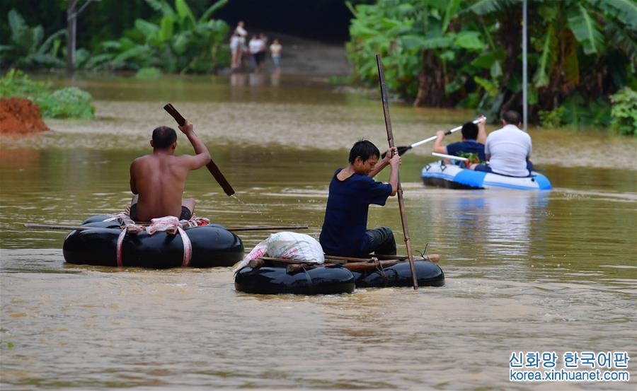 （抗洪救灾）（3）强降雨致广西约109万人受灾