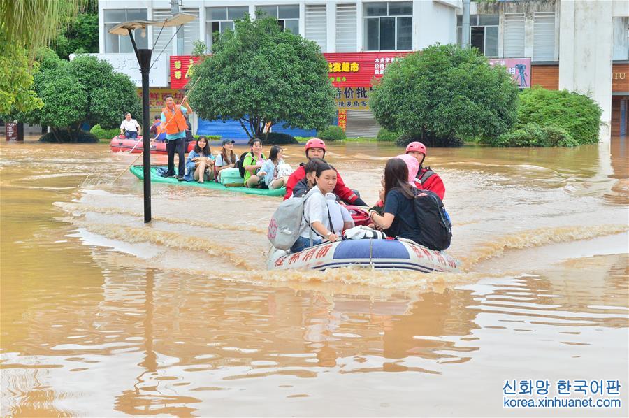 （抗洪救灾）（5）强降雨致广西约109万人受灾