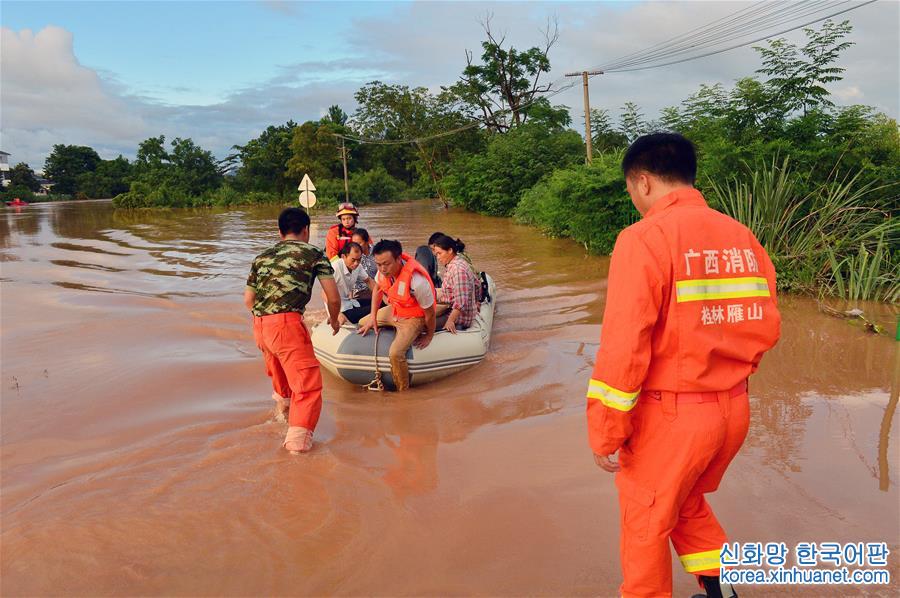 （抗洪救灾）（6）强降雨致广西约109万人受灾