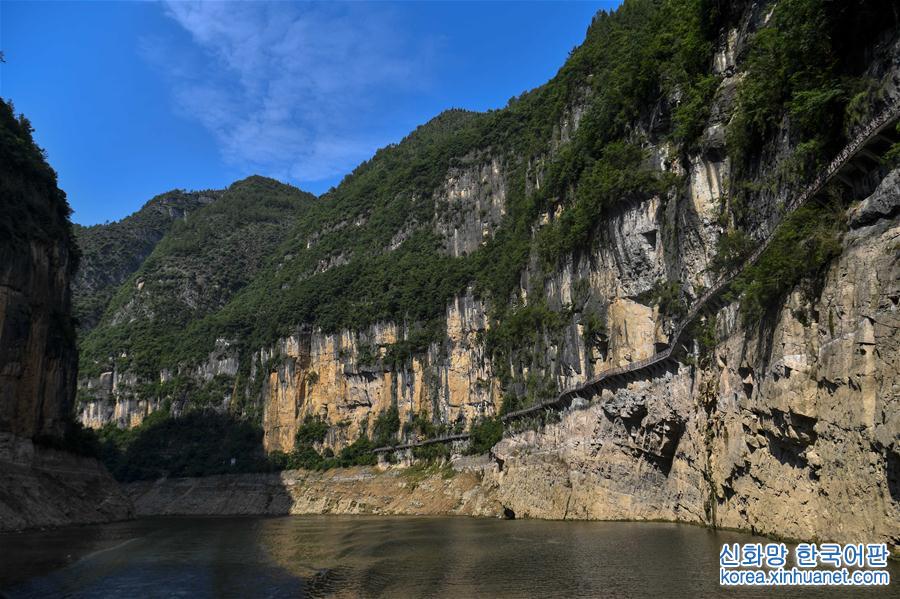 （美丽中国）（3）“绝壁画廊”巫山小三峡尽展南国绿意生机