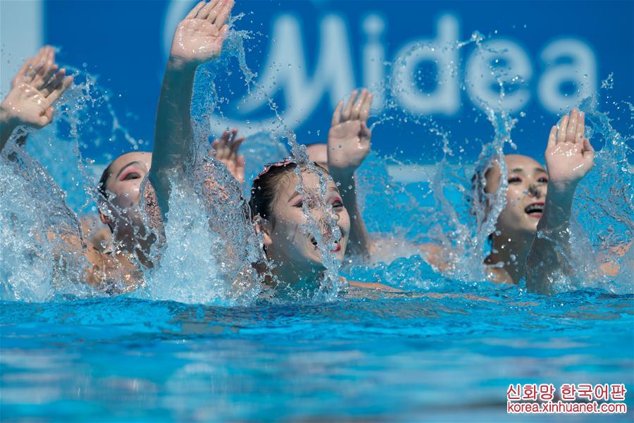 （游泳世锦赛）（4）中国队获花游集体技术自选银牌 