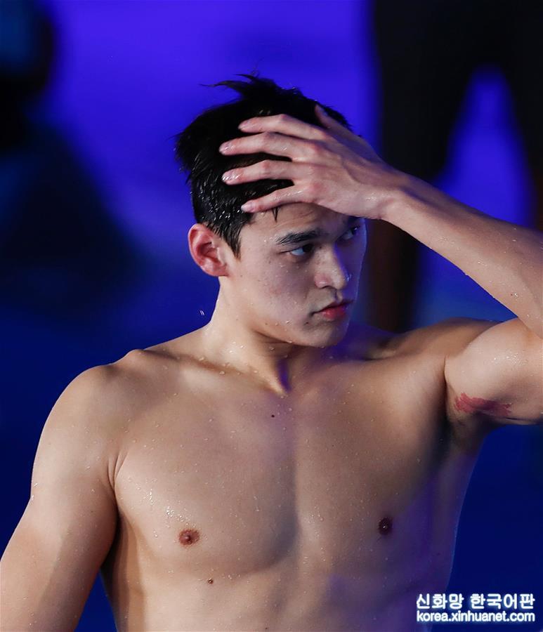 （游泳世錦賽）（6）游泳——孫楊晉級男子200米自由泳決賽
