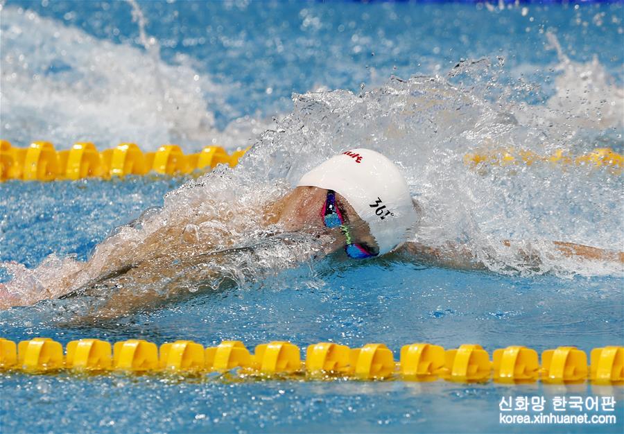 （游泳世錦賽）（12）游泳——孫楊晉級男子200米自由泳決賽
