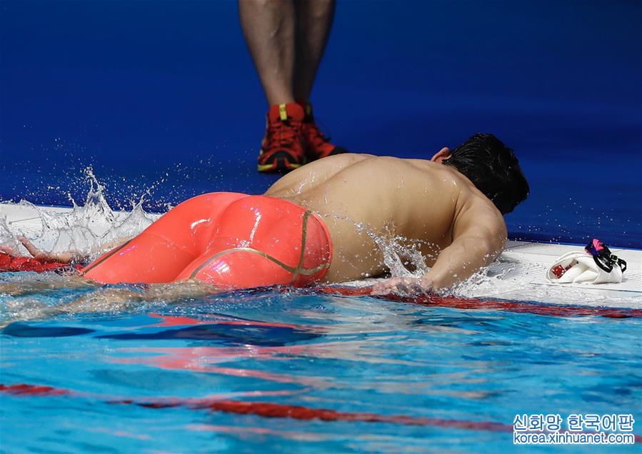 （游泳世錦賽）（7）游泳——男子200米自由泳：孫楊奪冠