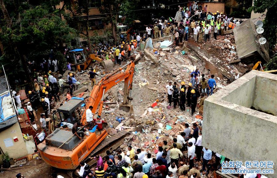 （国际）（1）印度孟买居民楼垮塌事故死亡人数升至12人
