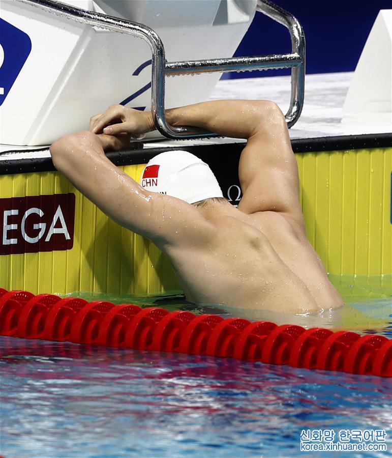 （游泳世锦赛）（5）游泳——孙杨获男子800米自由泳第五名