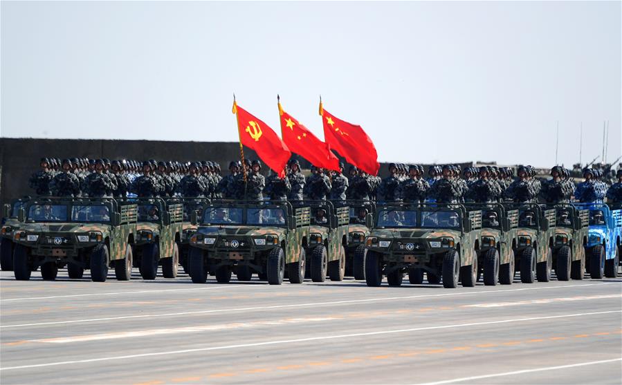 （建军90周年阅兵）（7）庆祝中国人民解放军建军90周年阅兵举行