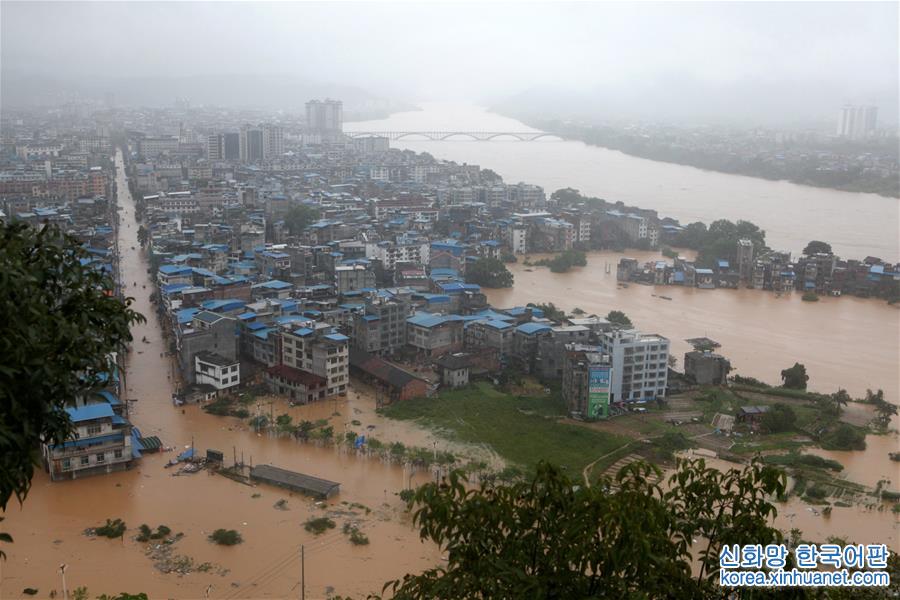 #（環境）（1）廣西融水遭遇洪水襲擊