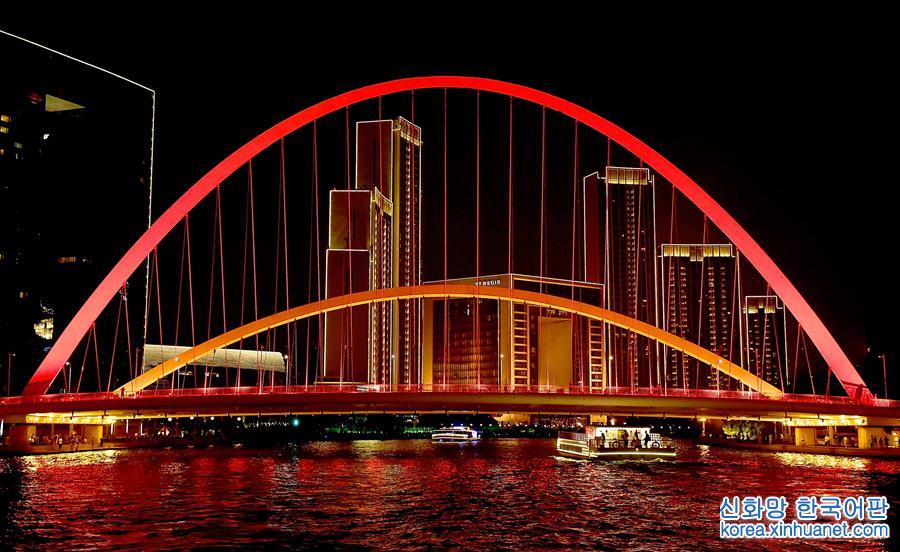 （社会）（3）天津提升海河沿线夜景灯光