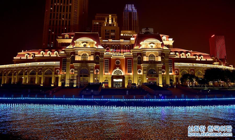 （社会）（5）天津提升海河沿线夜景灯光