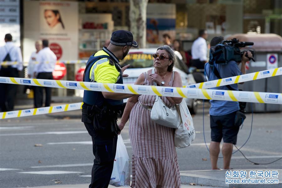 （国际）（3）西班牙巴塞罗那恐袭造成13死80伤