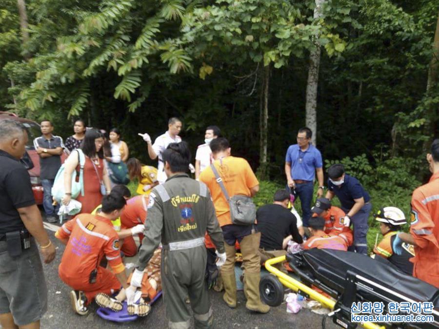 （国际）（3）11名中国游客在泰国清迈遇交通事故受伤 