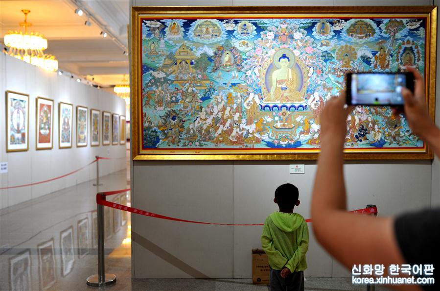 （文化）（2）大国非遗工匠唐卡艺术展在京举行