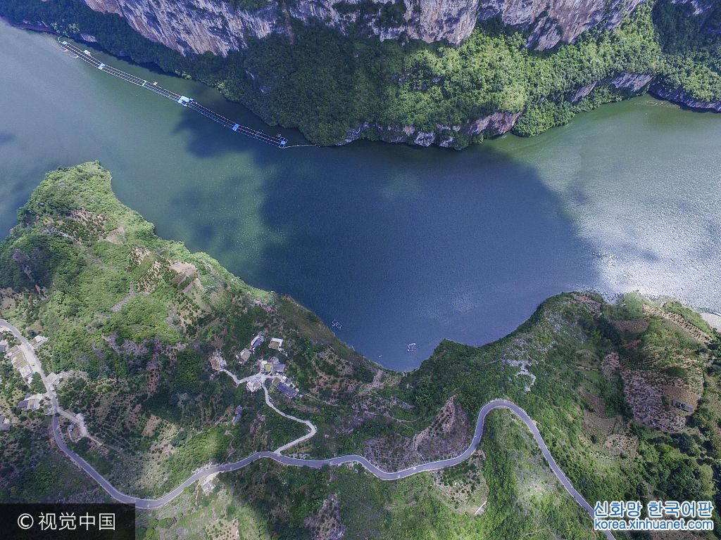 ***_***2017年8月31日，位于贵阳市修文县与黔西县之间的乌江段，索风营水电站蓄水后形成的高原平湖景致美丽风光。