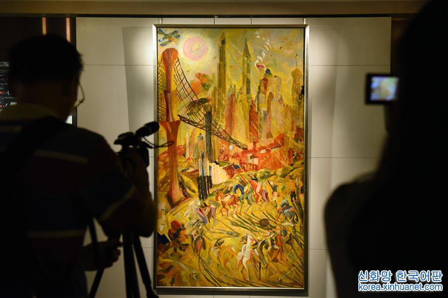 （文化）（1）香港蘇富比展出本季秋拍估值最高的現代油畫