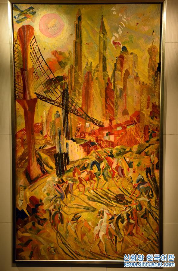（文化）（2）香港苏富比展出本季秋拍估值最高的现代油画 