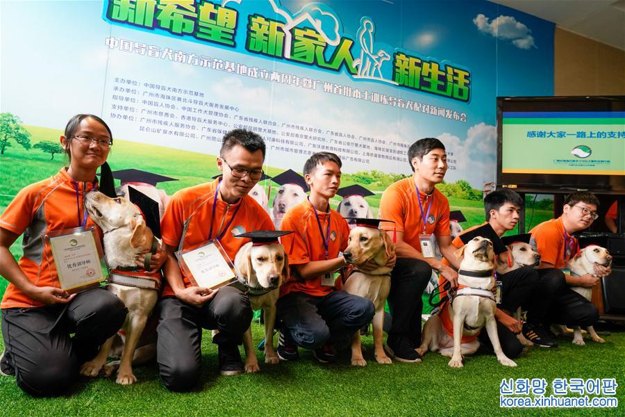 （社会）（1）广州导盲犬基地迎来首批“毕业生”