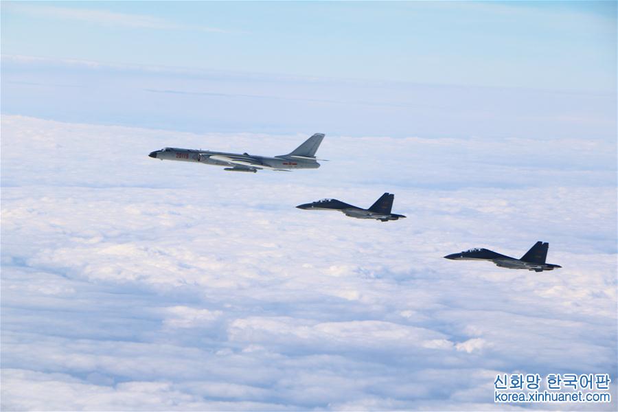 （军事）（1）中国空军多型战机成体系远洋训练
