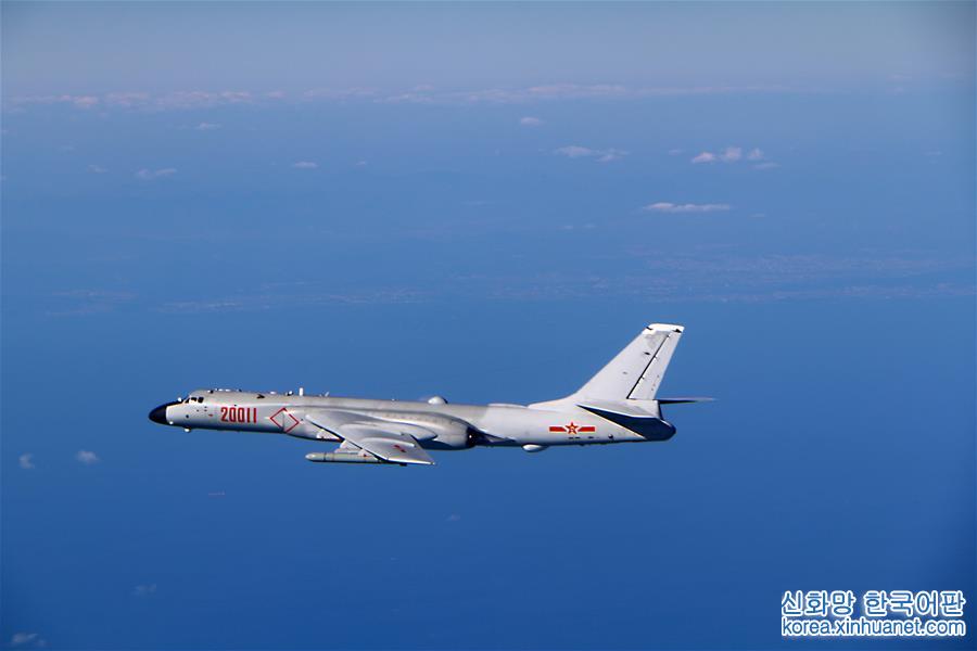 （图文互动）（2）中国空军编队飞越对马海峡赴日本海远洋训练