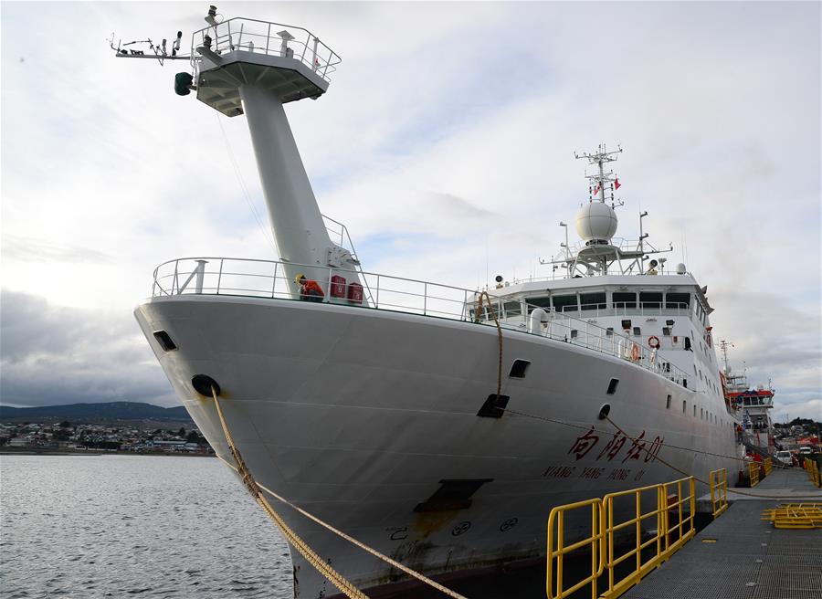 （图文互动）中国首次环球海洋综合科考大西洋航段告捷