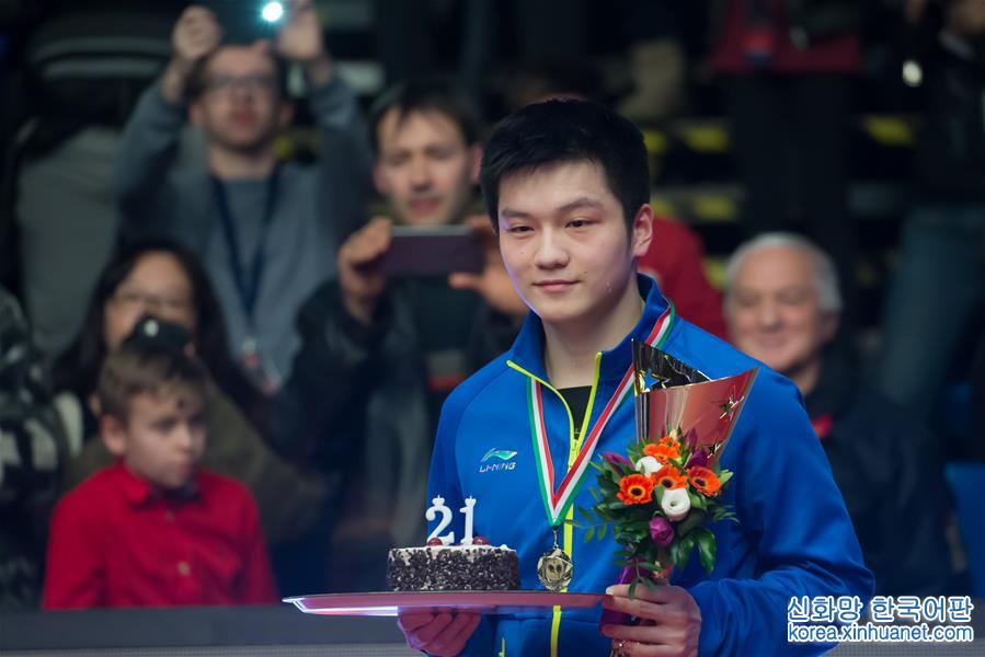 （体育）（2）乒乓球——匈牙利公开赛：樊振东男单夺冠