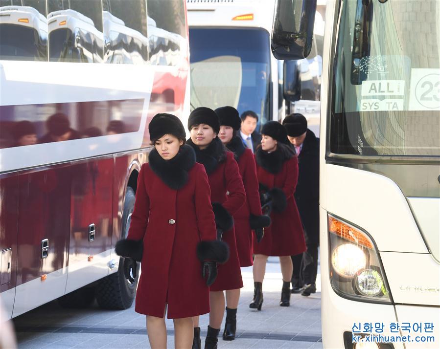 （XHDW）（3）抵达韩国的朝鲜艺术团为演出做准备 
