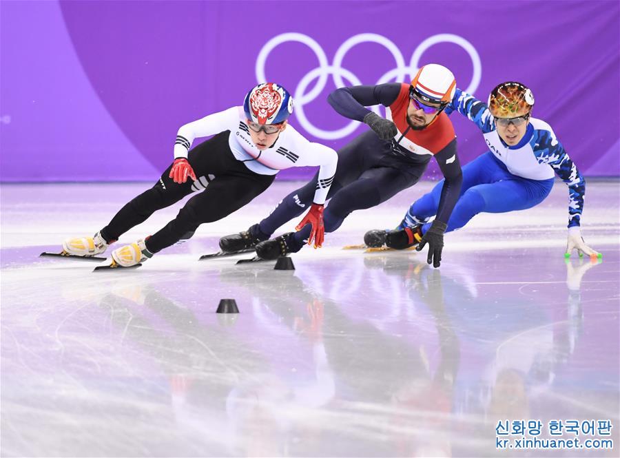 （冬奥会）（6）短道速滑——男子1500米：韩国选手林孝俊夺冠